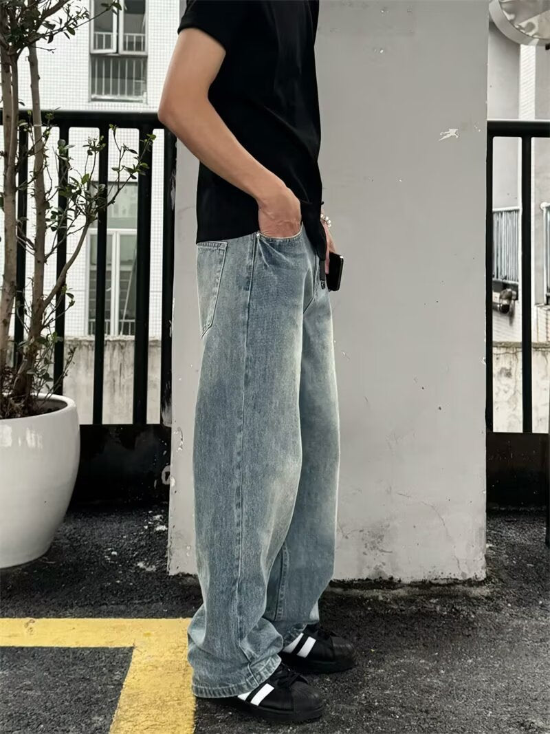 Herren Loose-Fit Hose mit Blitzmuster