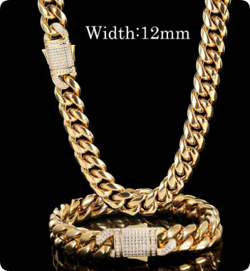 Hip-Hop Cuban Armband aus Edelstahl – Bild 6 | LuxeStyle