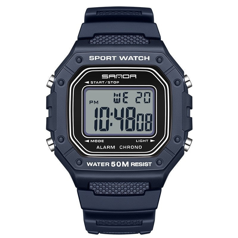 Wasserdichte Jugend-Digitaluhr mit Alarm – Ansicht 4