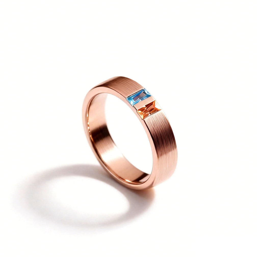 Kupfer-Zirkon Ring