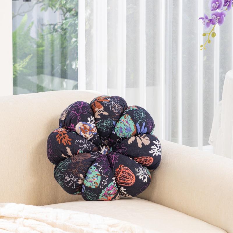 Boho-Kürbis-Sitzkissen und Dekokissen