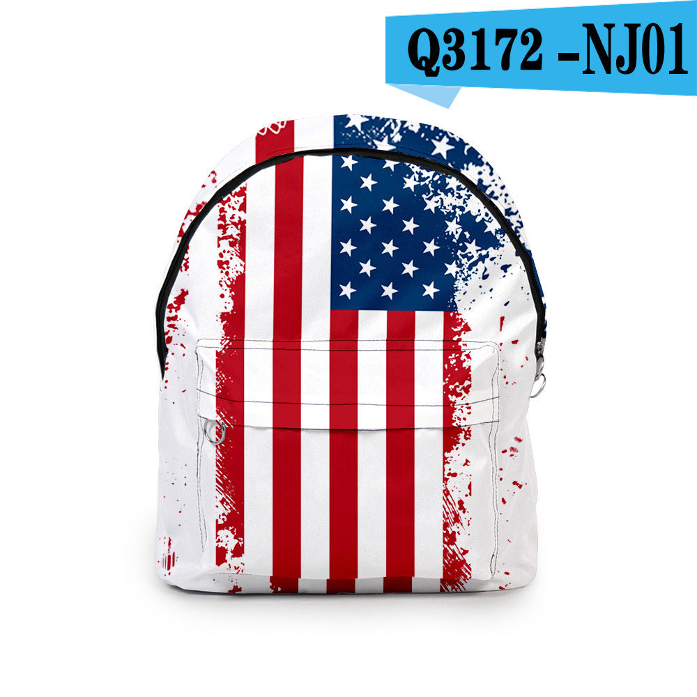 Rucksack aus Oxford-Stoff mit 3D-Digitaldruck – Bild 3 | LuxeStyle