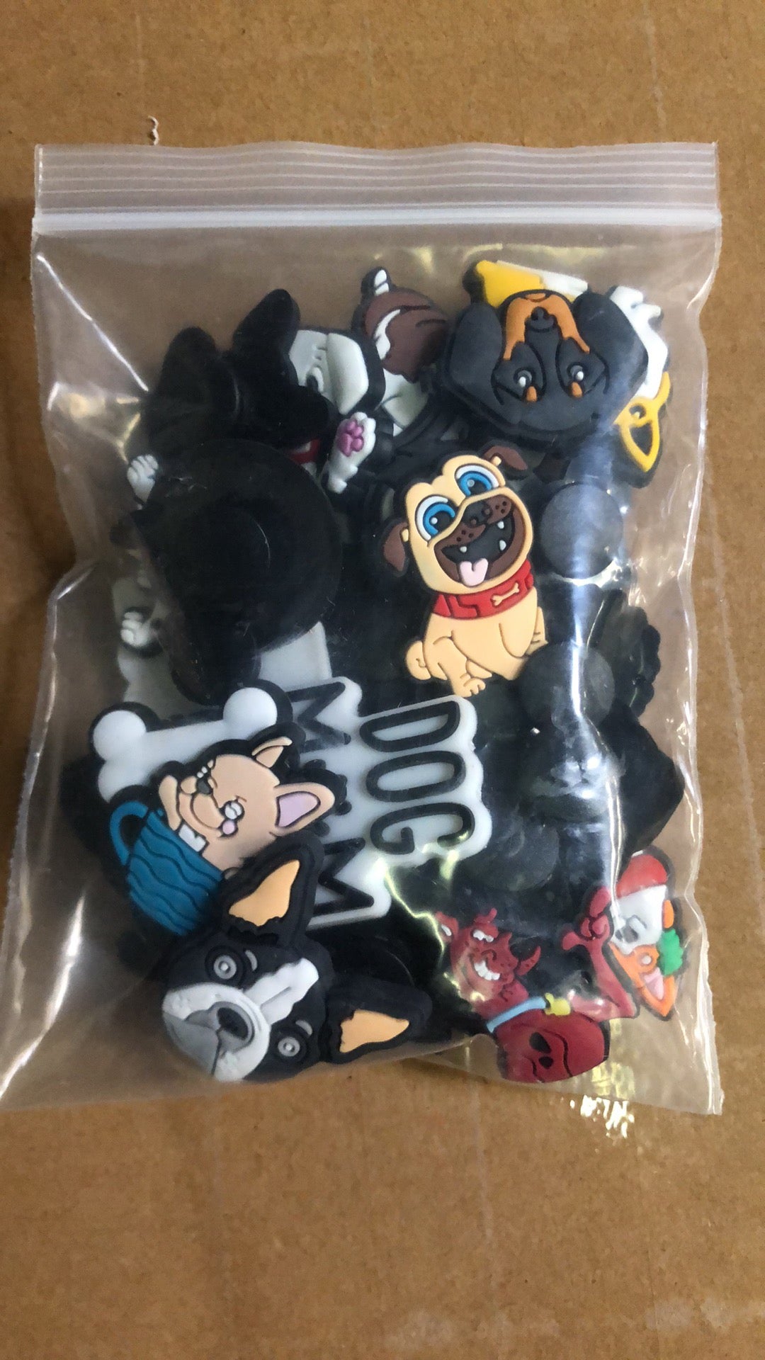 25er-Set Hunde-Schuh-Charms