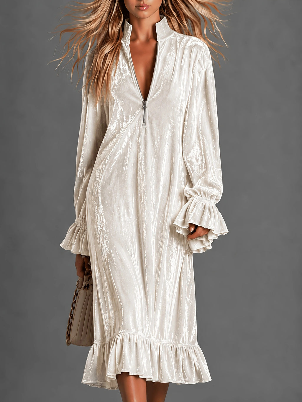 Polyester-Kleid