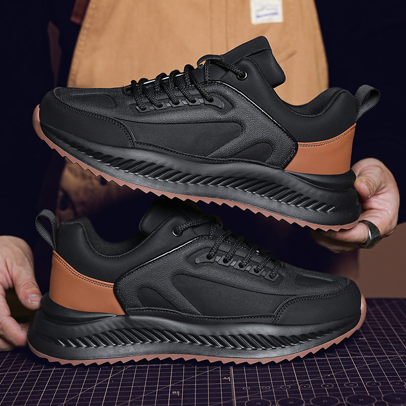 Leichte Casual Sneaker mit Plateau-Sohle