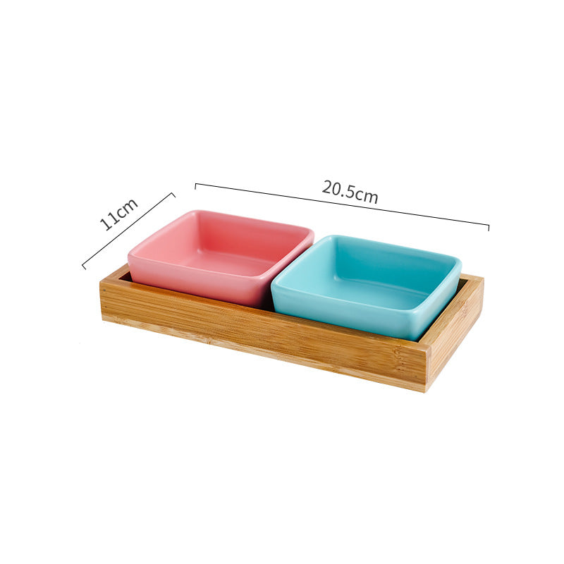 Katzenbowl mit Holzstütze – 200 ml – Bild 5 | LuxeStyle