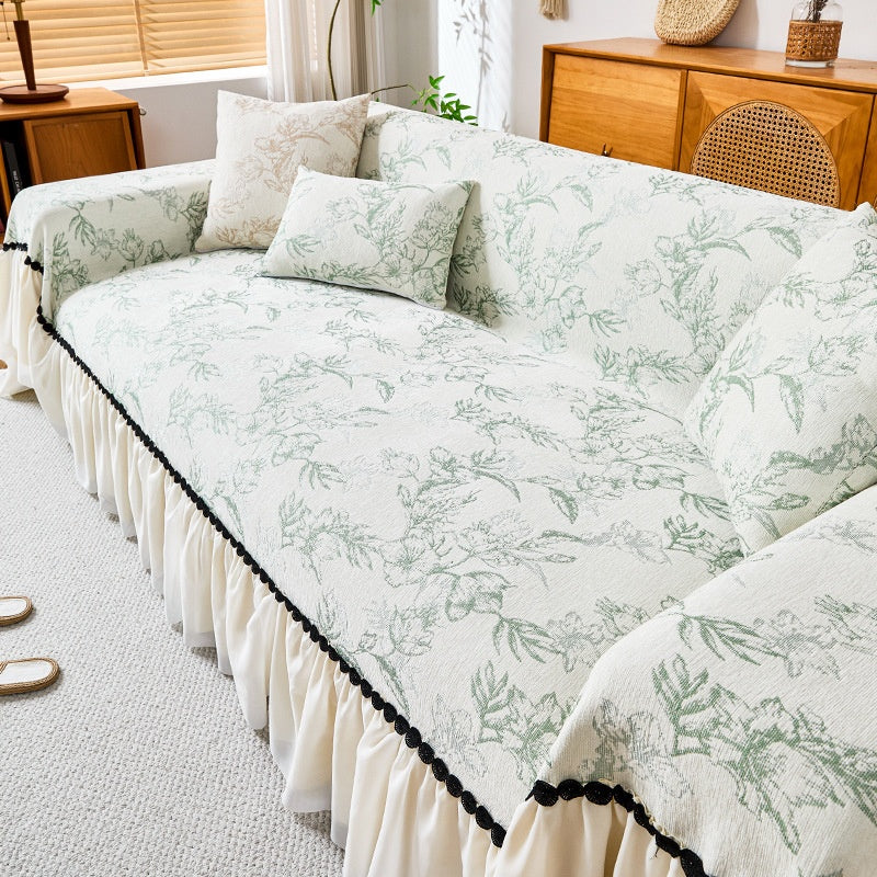 Sofa-Abdeckung mit Blumenmuster