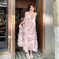 Blumenkleid mit Volants