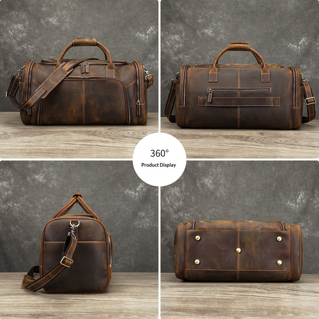 Reisetasche aus Crazy Horse Leder