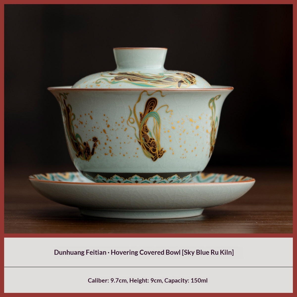 Teetasse aus Keramik mit Dunhuang-Motiv – Bild 4 | LuxeStyle