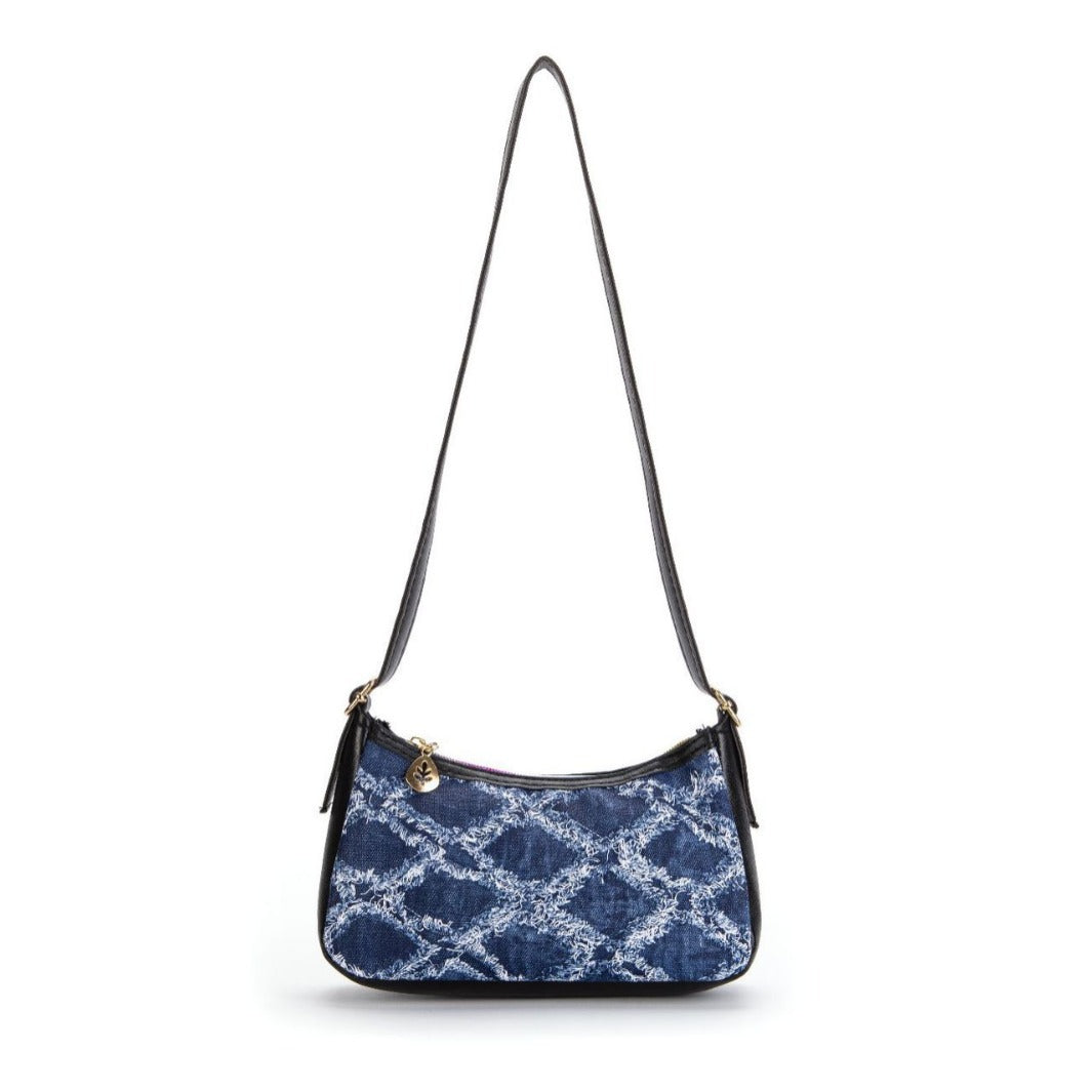 Denim-Schultertasche 5