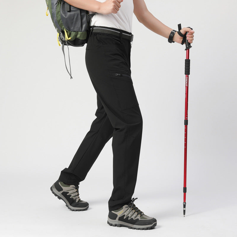 Wasserdichte dehnbare Outdoor-Hose für Wandern mit Taschen