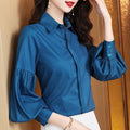 Chic-Bluse mit Puffärmeln