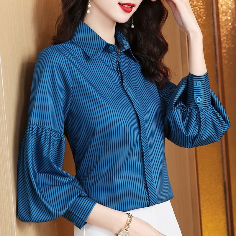 Chic-Bluse mit Puffärmeln