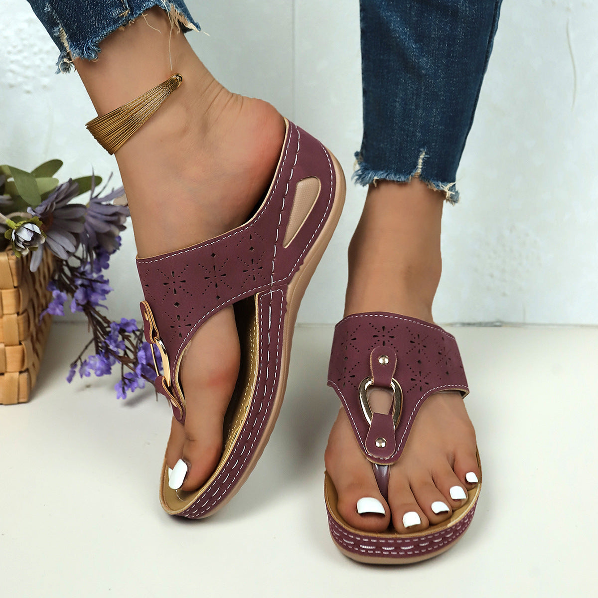 Keile Leichte Flip-Flops – Bild 6 | LuxeStyle
