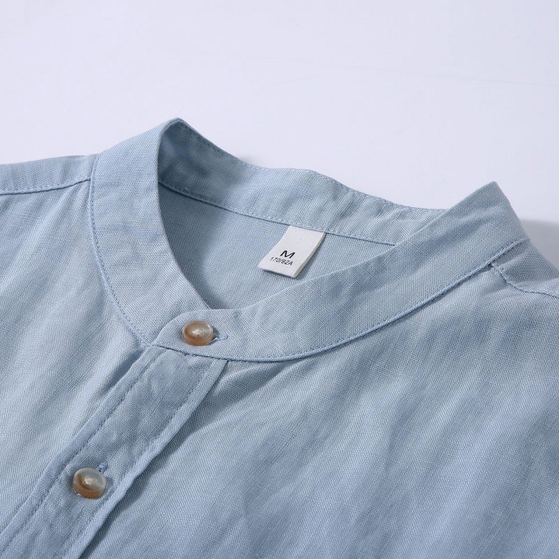 Tencel Leinen Hemd für Herren