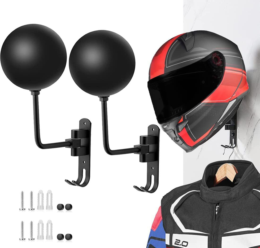 Motorradhelm-Wandhalter