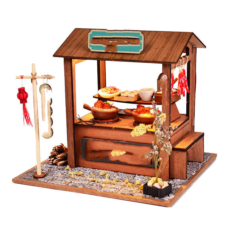 Holzhaus Miniatur Spielzeug – Bild 2 | LuxeStyle