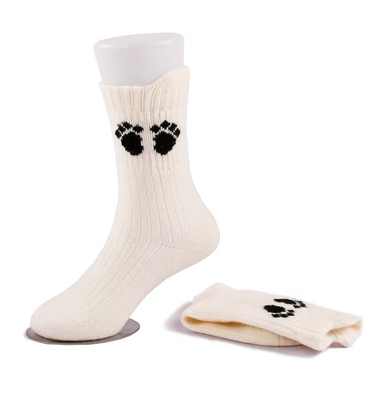 Kaschmir-Socken für Kinder, einfarbig