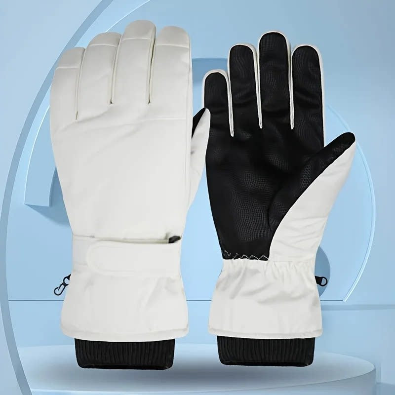 Winddichte Ski-Handschuhe M/L – Polyester – Bild 2 | LuxeStyle