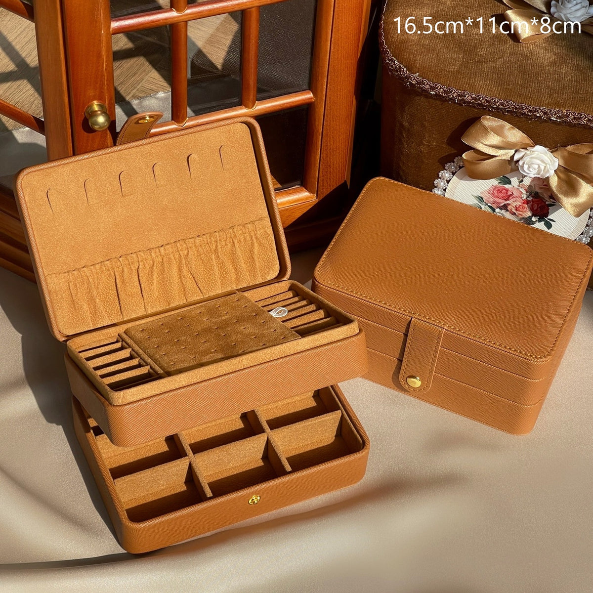Vintage Schmuckkassette mit viel Stauraum – Bild 2 | LuxeStyle
