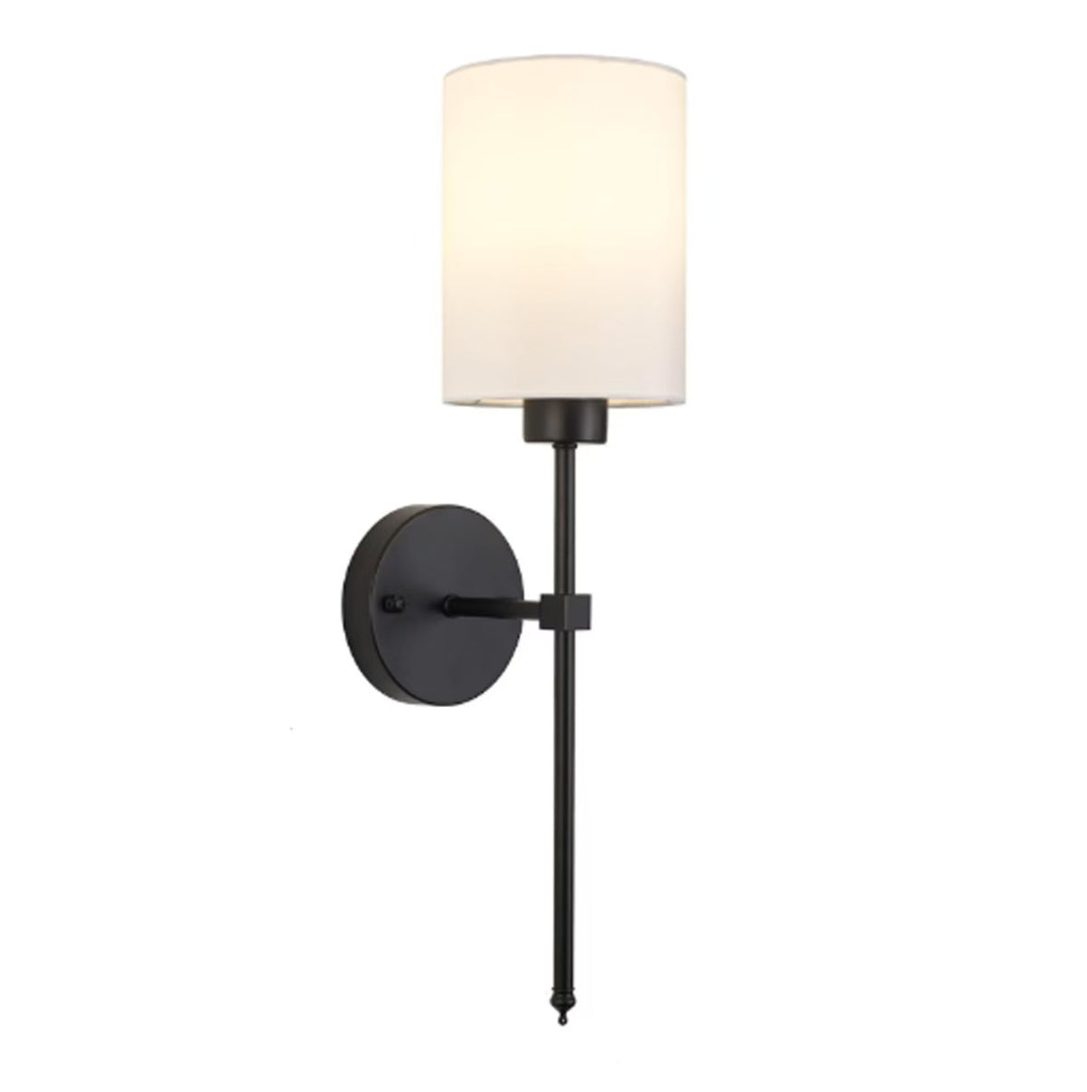 Zylindrische RGB Wandleuchte mit Stoffschirm – Bild 10 | LuxeStyle