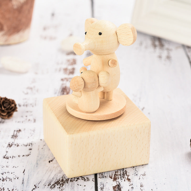 Holz-Mini-Musikbox-Ornament | LuxeStyle