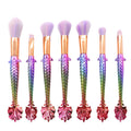Farbenfroher Pinsel-Set mit 7 Teilen