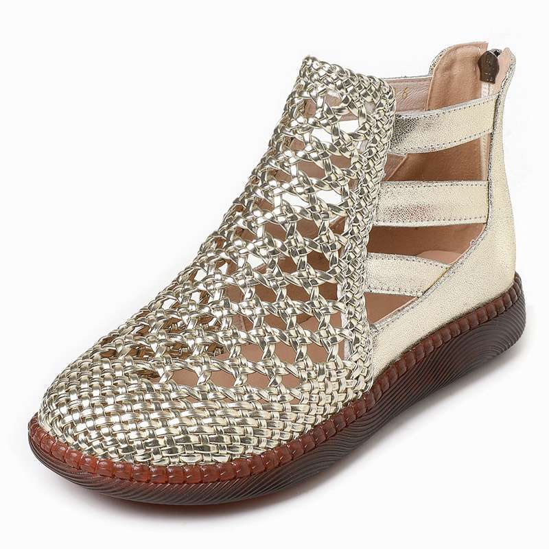 Goldene Mutter-Sandalen – Bild 1 | LuxeStyle