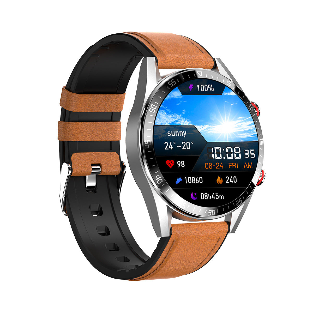 Smartwatch mit HD-Display, Herzfrequenz – Bild 3 | LuxeStyle