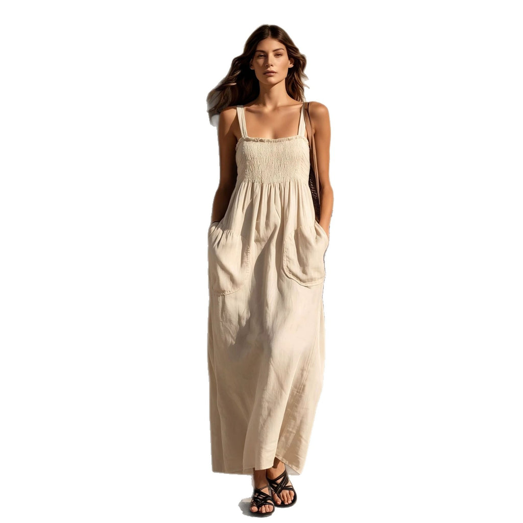 Langes Leinenkleid im Ferien-Stil – Bild 7 | LuxeStyle