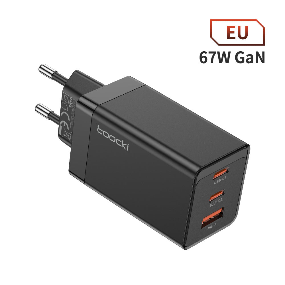 67W GaN 3-Port Schnellladegerät