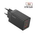 67W GaN 3-Port Schnellladegerät