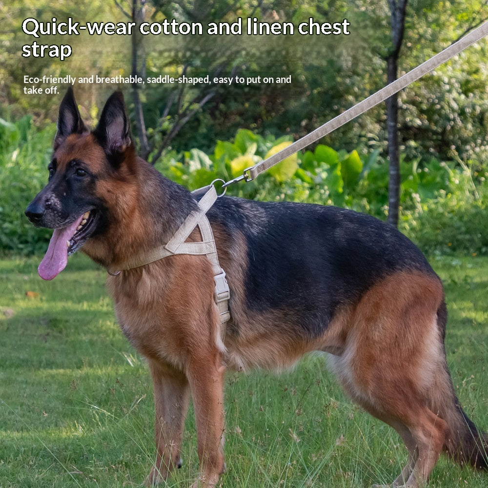 Hundegeschirr mit Leine für mittelgrosse bis grosse Hunde – Bild 6 | LuxeStyle