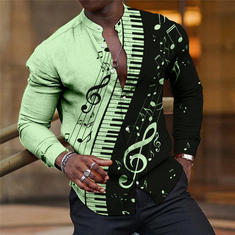 Herren Langarmshirt mit Print