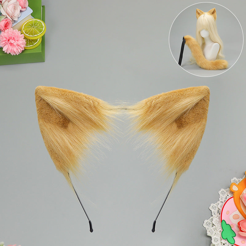 DIY Katzenohren-Haarreif und Katzenschwanz-Set