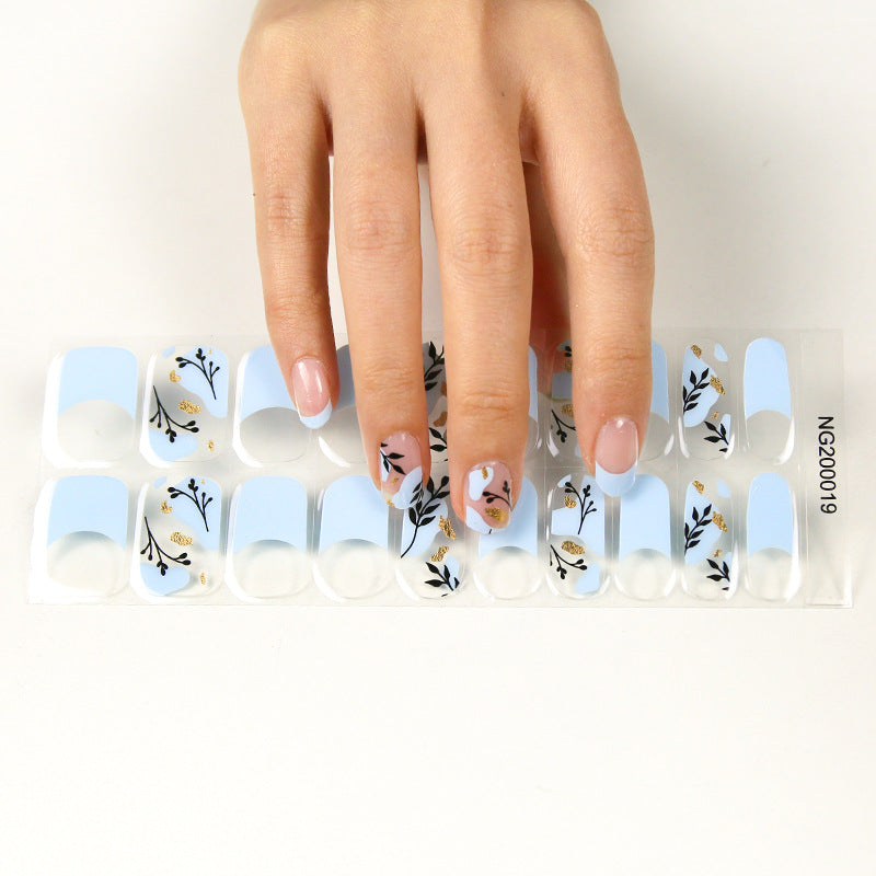 Koreanische Semi-Cured Nagelsticker zum Aufkleben – Bild 8 | LuxeStyle