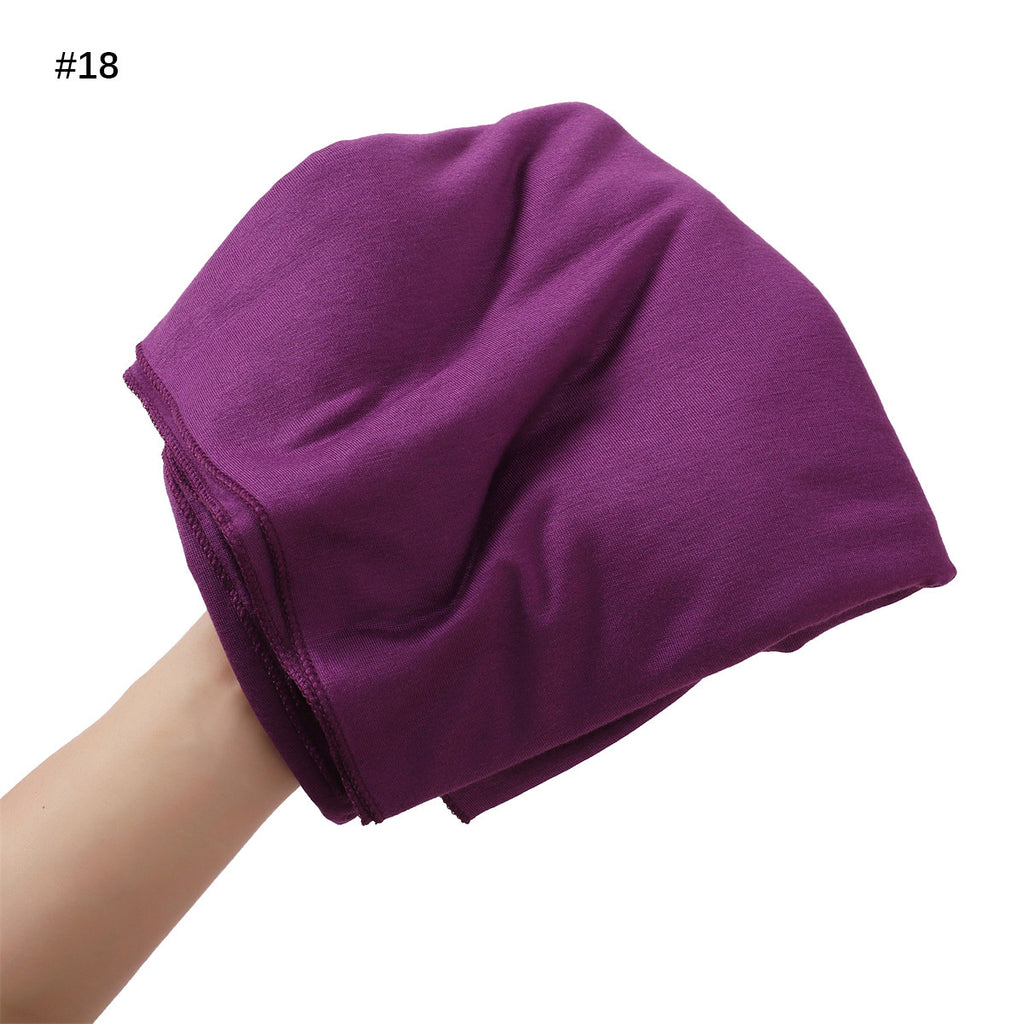 Unifarbener Kopftuch-Turban aus Modal – Bild 9 | LuxeStyle