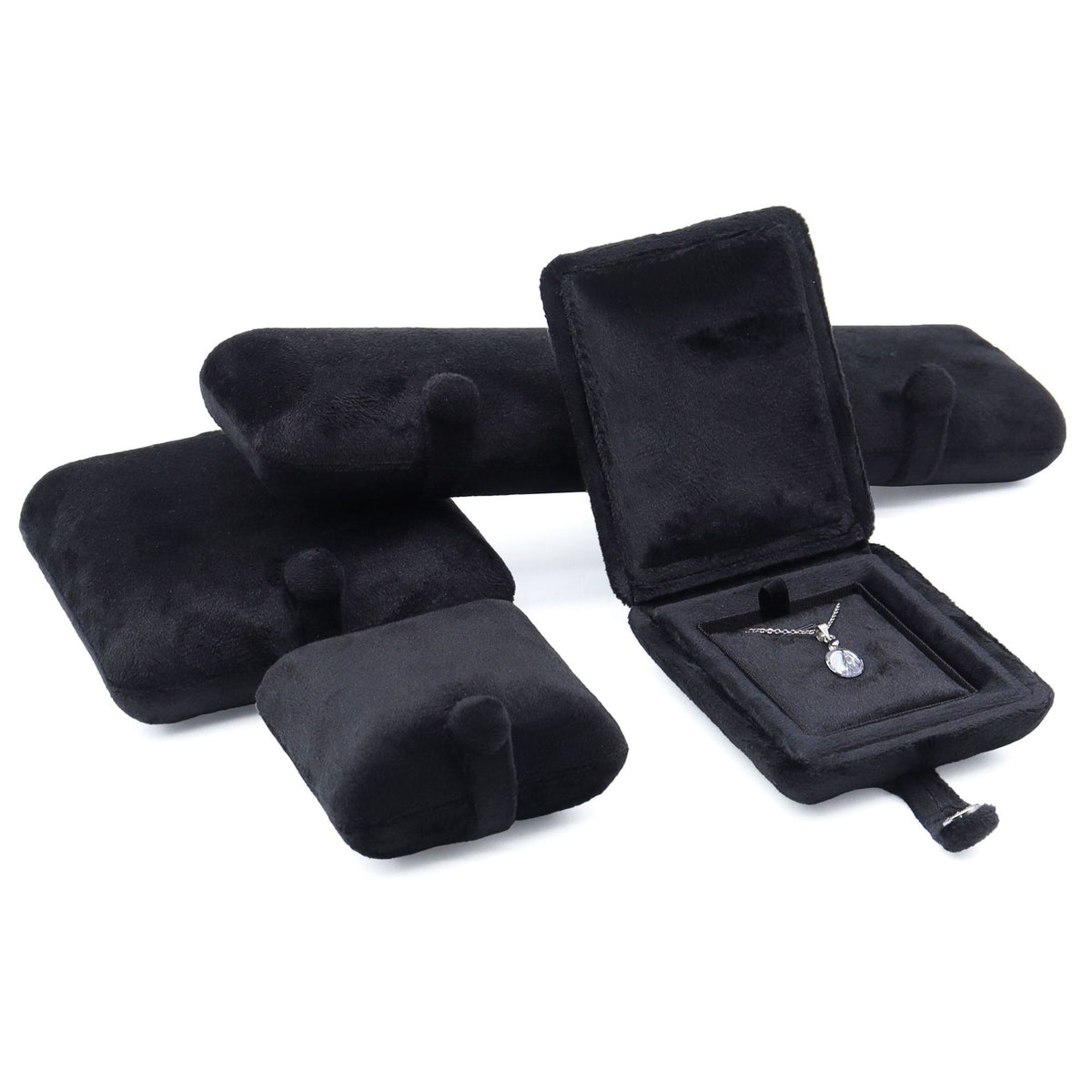 Muschelförmiges Schmuckkästchen aus Samt – Bild 5 | LuxeStyle