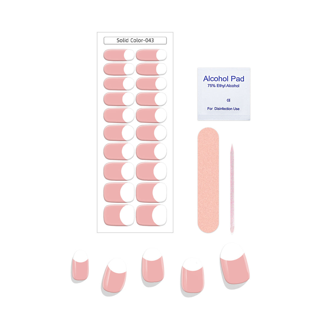 Französische Nagelsticker