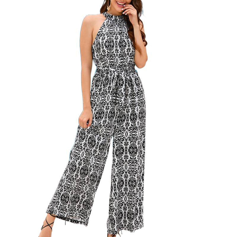 Bohemian Halterneck Jumpsuit