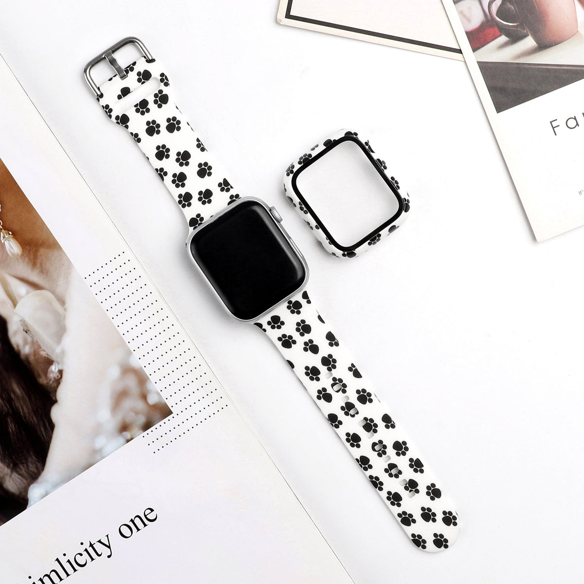 Silikon-Armband für Apple Watch mit Print – Bild 5 | LuxeStyle