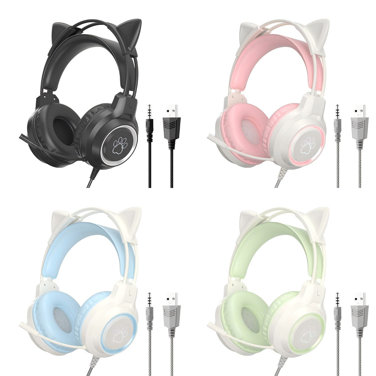 Over-Ear Gaming Headset mit Mikrofon
