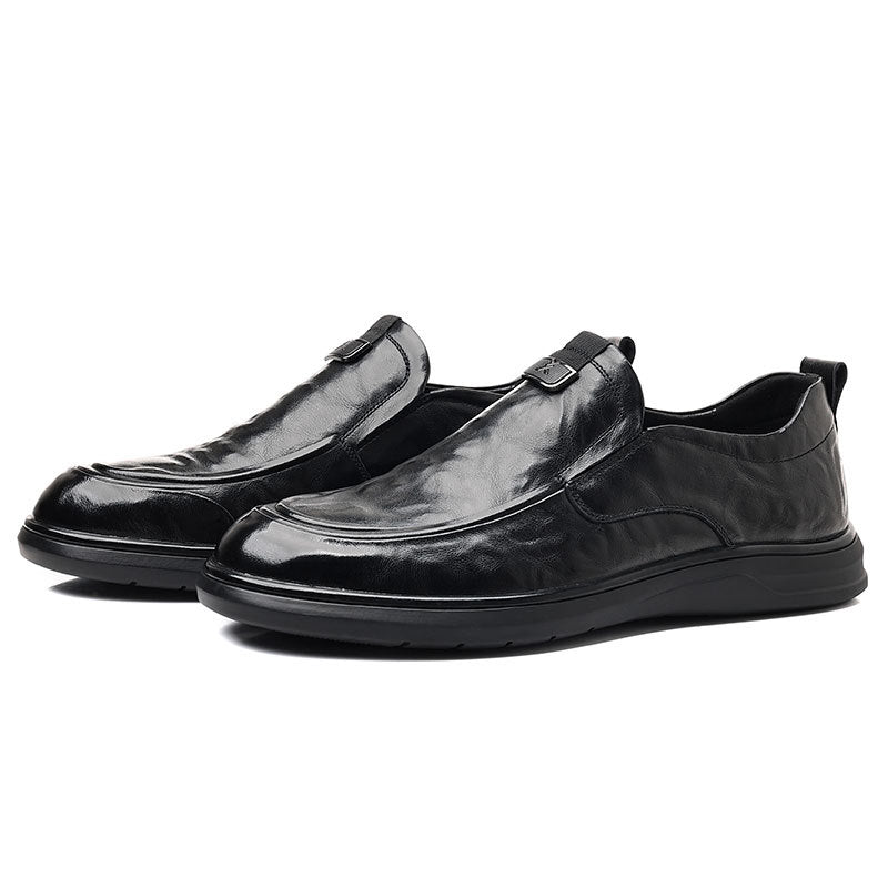 Business-Casual Slipper aus Vollnarbenleder