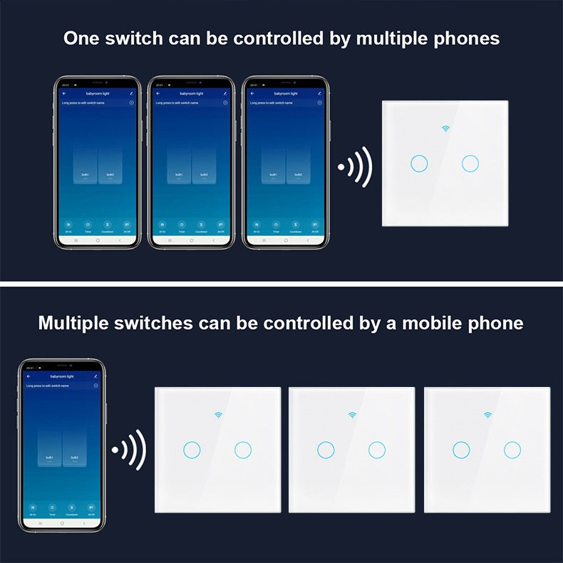 Smart WiFi RF433 Sprachschalter (EU/UK) – Bild 8 | LuxeStyle