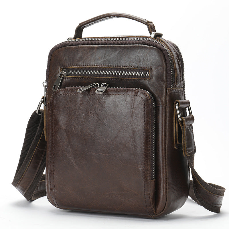 Umhängetasche Vintage Crazy Horse Leder