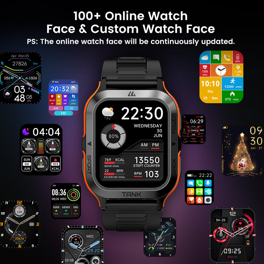 Wasserdichte Smartwatch mit Bluetooth-Telefonie – Bild 2 | LuxeStyle