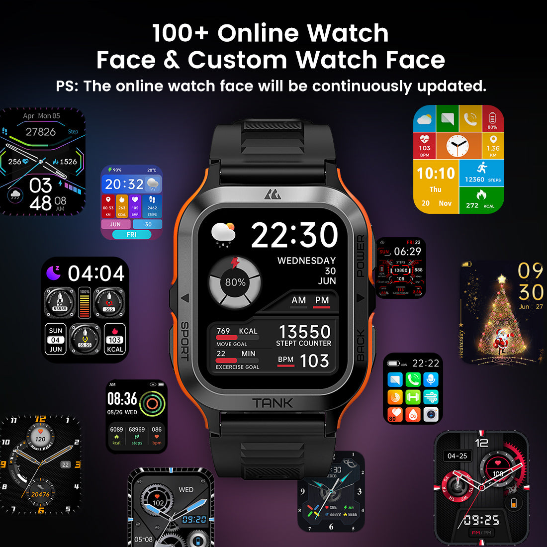 Wasserdichte Smartwatch mit Bluetooth-Telefonie – Bild 2 | LuxeStyle