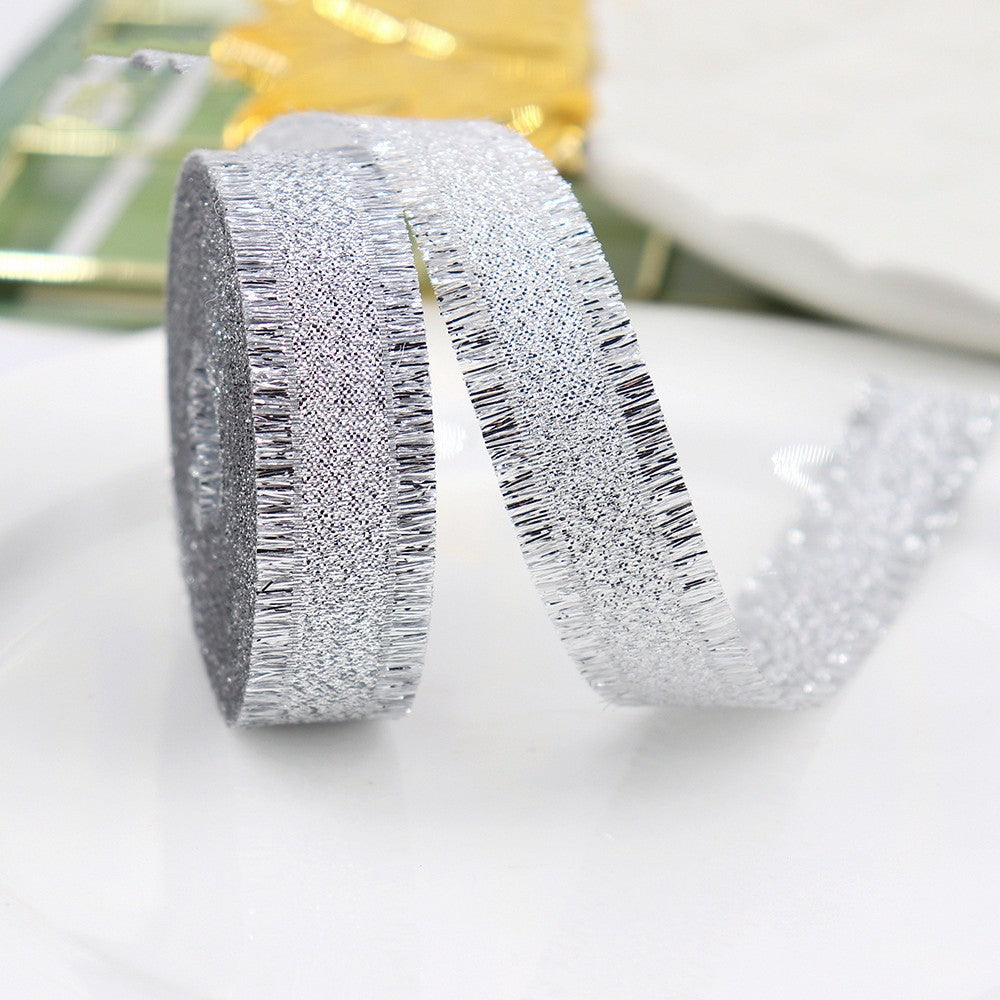 Dekoratives Gold‑Silber‑Ribbon mit Schleife – Bild 19 | LuxeStyle