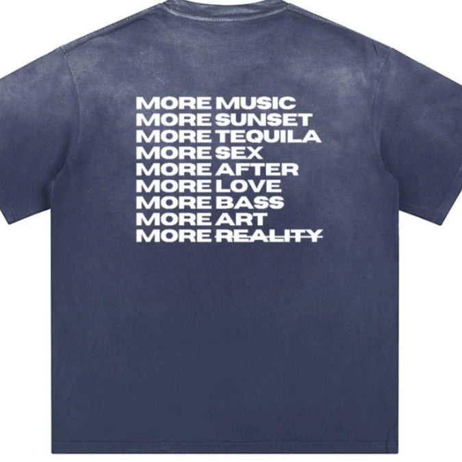 Coton-T-Shirt mit Wachsdruck-Muster